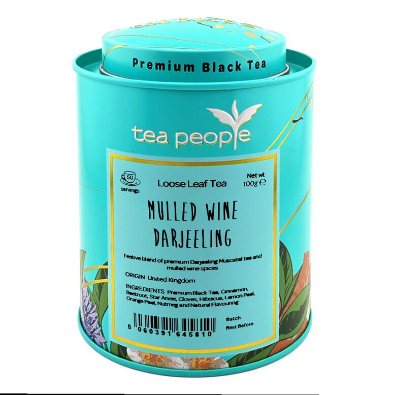 Mulled Wine Darjeeling &#40;seasonal&#41; -100g Loose Leaf Tea in Tin Caddy, , hi-res